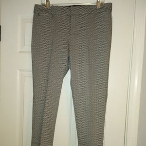 Versona New White and Grey Dress Pants 12